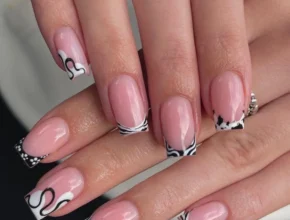 Leave A Tip Nail Designs